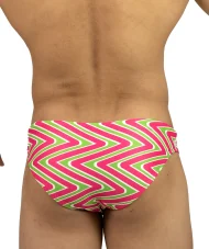 ZIG ZAG NEON xanh lá cây hồng - Hình ảnh 2